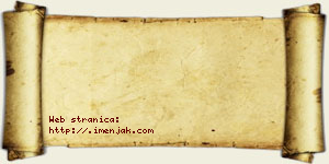 Jovana Bačević vizit kartica